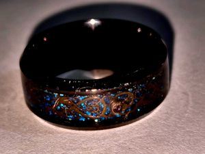 Shimmery Dragon Inlay Ring