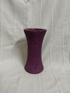 Purple Glitter Vase