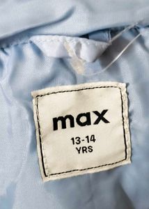Max Cute Blue Hooded Jacket