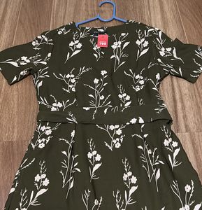 Western Dress With Belt