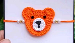 Crochet Lion Rakhi