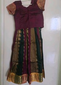 Vibrant Kanchivaram Lehenga Choli Set