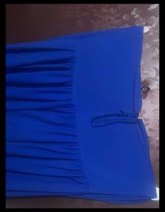 Blue Semi Patiyala Salwar
