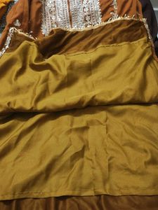 Embroidered Brown Kurta