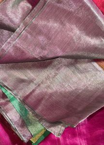 Vibrant Pink Silk Saree