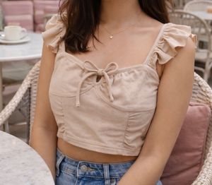 Cute Ruffled Crop Top