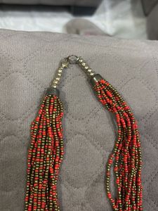 Bohemian Beaded Pendant Necklace