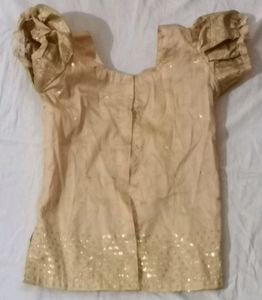 Pattupavada and blouse