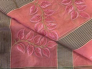 Beautiful Pink Saree with Blouse