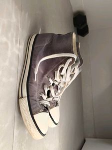 Classic Grey High-Top Sneakers