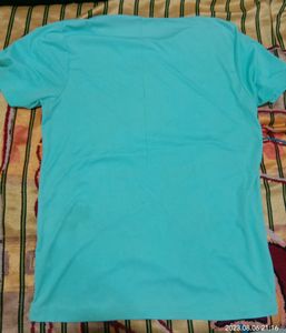 Sports T Shirt Round Neck Pack Of 2 ( White and Blue )