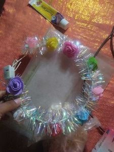 Romantic Couple Showpiece with Lights &amp; flower tiy