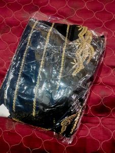 Fancy Black Saree