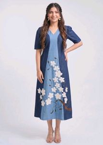 Tbfo Riviera Blue Dress
