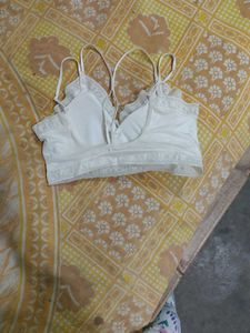 White Lucky Bra