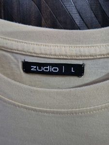 Pale Yellow Crew Neck T-Shirt