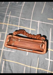 Stylish Ruched Handle Shoulder Bag