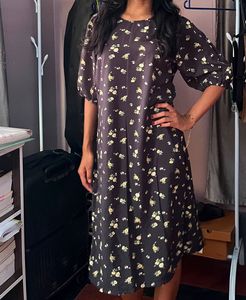 H&amp;M Floral Midi Dress