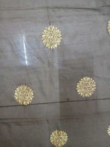 Elegant Dupatta with Gold Motifs