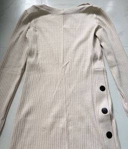 Zara Ribbed Knit bodycon dress