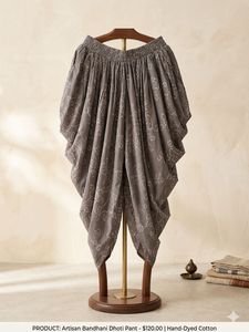 Artisan Bandhani print Dhoti Pants
