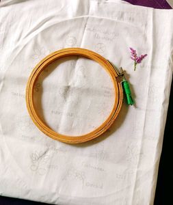 Embroidery Kit with Threads &amp; Hoop