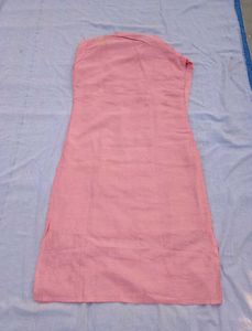 Elegant Pink Embroidered Kurta Set