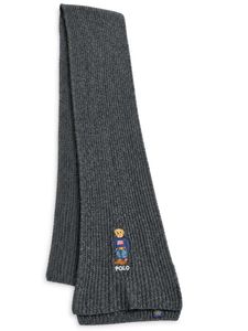 Grey knitted Polo Bear muffler