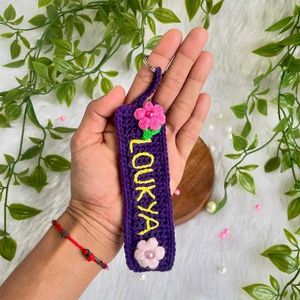 Crochet Alphabet Keychains