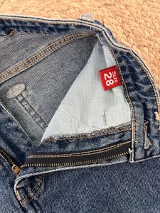 Blue Distressed Denim Jeans
