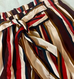 Striped Tie-Waist Shorts *price Lowered*