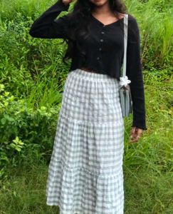 Sage Green Korean Skirt🌷