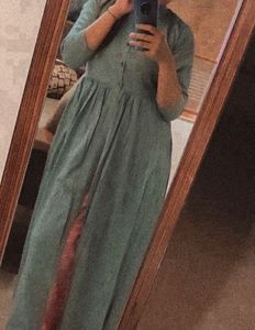 Elegant Teal &amp; Pink Kurta Set (two piece)