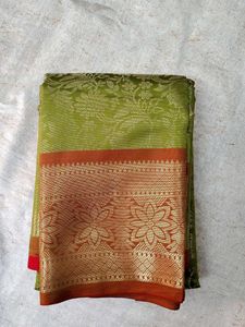 Green Semi Kanchi Pattu Saree