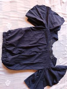 Stylish Women's Dark Blue top