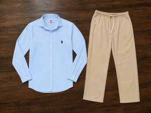 COMBO 🔥🔥US POLO STRIPED SHIRT &  STRAIGHT FIT PA