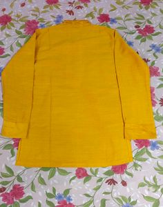 Boys Yellow Kurta
