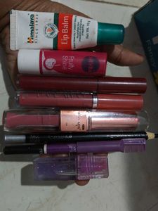 Assorted Lipsticks and Lip Balms