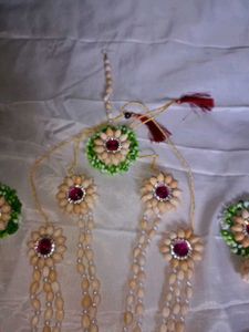 Floral Jewellery Set for Haldi/Mehendi/ baby showe