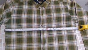 Men's Checked Green Casual Shirt