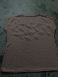 Sparkly Star Embellished Pink Top