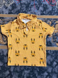 Cute Yellow Bunny Polo Shirt
