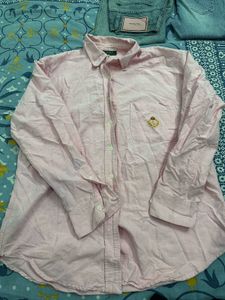 Ralph Lauren Vintage Pink Button-Up Shirt