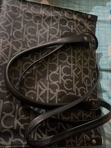 Calvin Klein Monogram Tote Bag