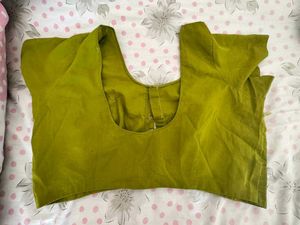 Olive Green Ethnic Blouse