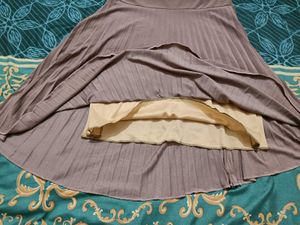 Pleated Midi Skirt