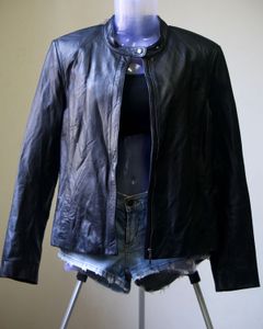 Leather Jacket - Thrifted