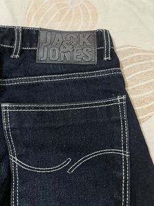 Dark Wash Cargo Jeans