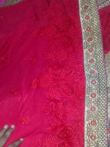 Elegant Lace Saree