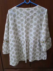 Global Desi Embroidered Cotton Kurta